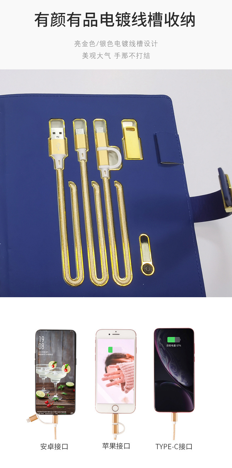充电宝收纳线