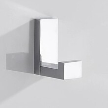 全铜亮光挂衣钩浴室酒店工程单钩卫生间壁挂衣钩衣帽钩墙壁毛巾钩