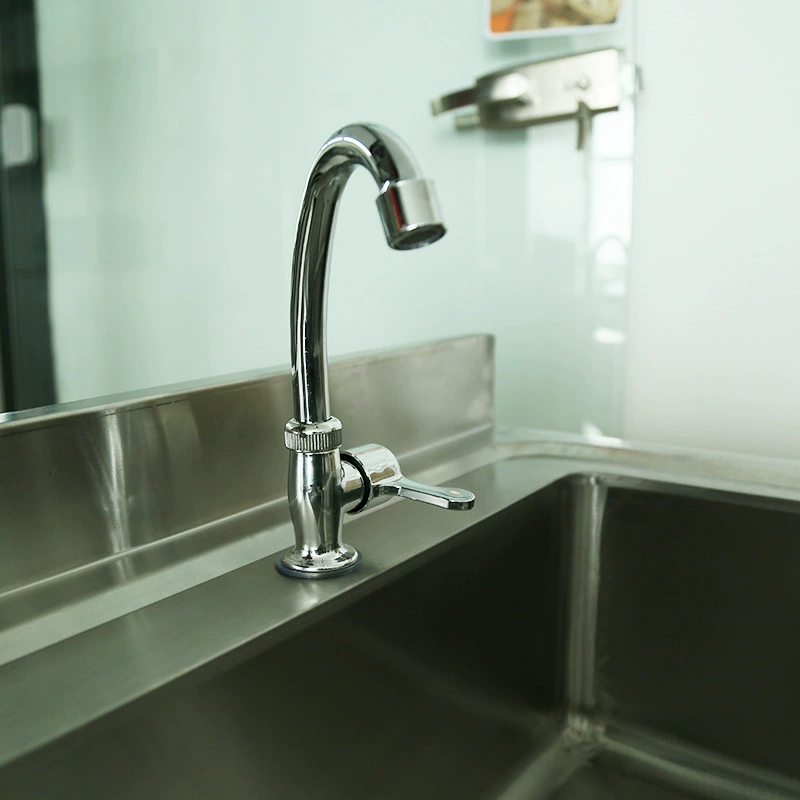 Commercial stainless steel sink thickened double-slot vegetable basin wash basin canteen kitchen sink school wash basin