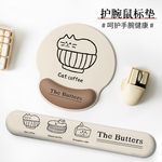 新款小众动物系列碗里猫猫鼠标垫小号办公桌垫护手腕桌垫防滑