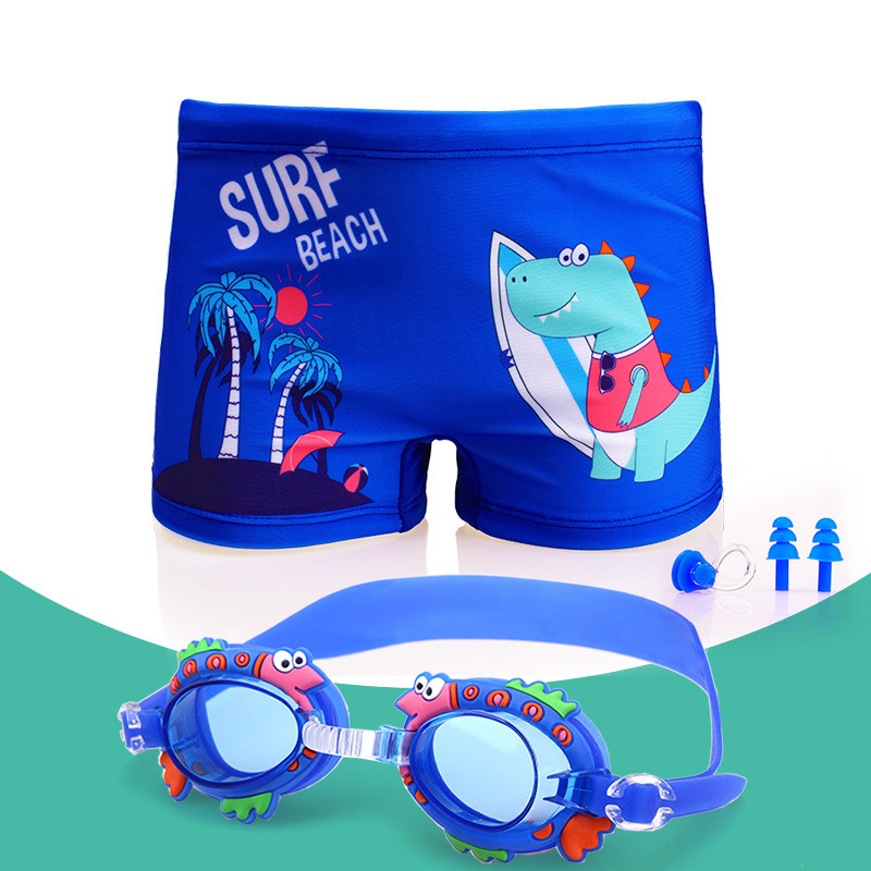Pantalones de baño para niños, niños, niños, trajes de baño para niños, gorras de baño, gafas de baño para niños, comercio exterior