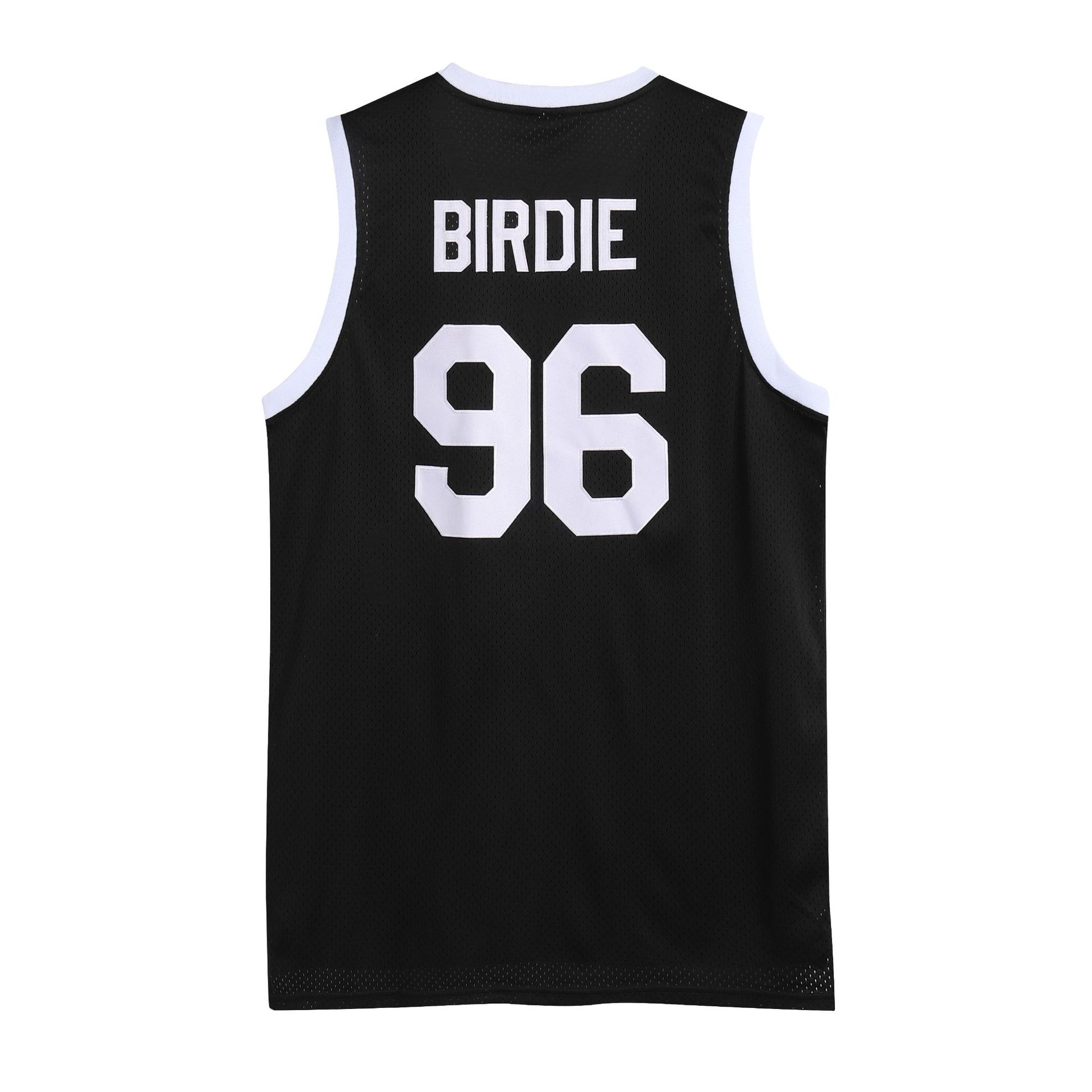 Izšūts 2 basketbola melns 96. izmēra hip-hop krekls, liels krekls_voghion.com