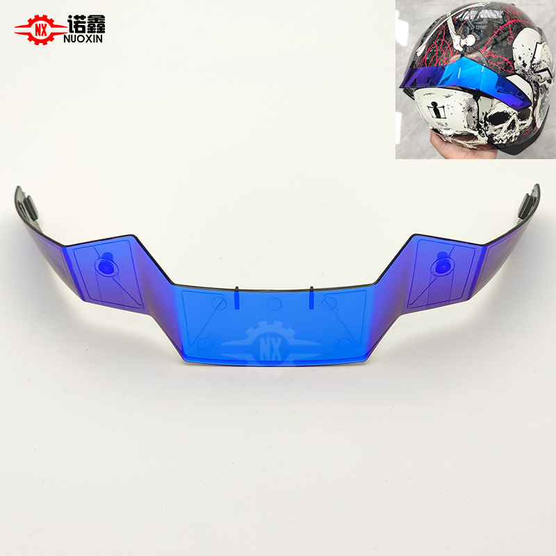 Adapted to ICON airflite ghost tail spoiler motorcycle motorcycle motorcycle helmet accessories multi-color