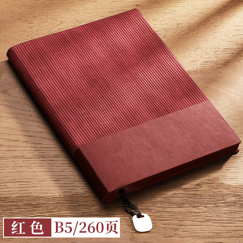 Simple de tres piezas A5 cuaderno de negocios al por mayor Bloc de notas caja de regalo cuaderno diario de oficina en stock al por mayor