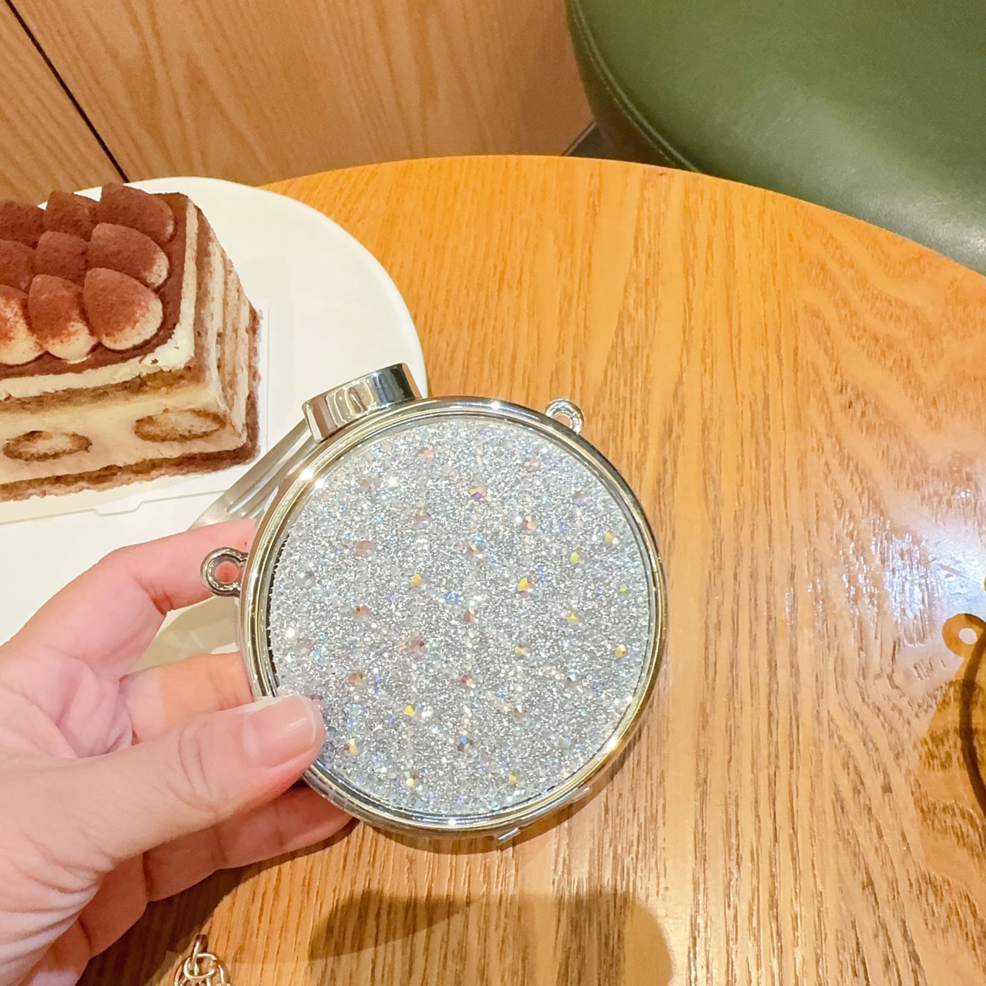 Mini borsa estiva in acrilico per donne e bambini con decorazioni in strass, elegante borsa dal design transfrontaliero unico_voghion.com