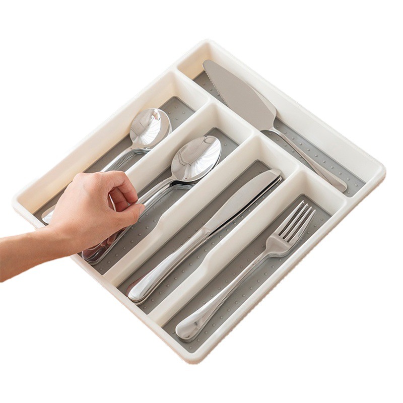 Gabinetes de cocina, vajillas, cuchillos, tenedores, cucharas, cajas de almacenamiento, palillos, cajones, platos, platos, platos, platos, separadores de restaurantes