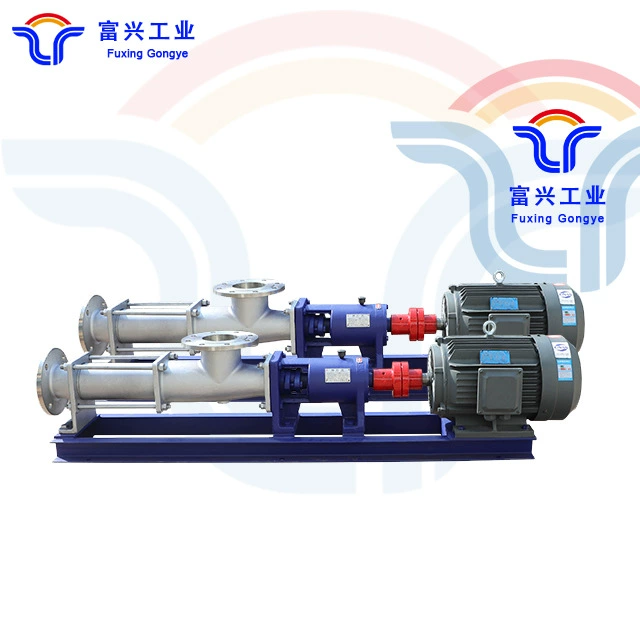Промышленный винтовой насос Fuxing G-типа, одновинтовой насос, насос для густого шлама, винтовой насос из нержавеющей стали, насос для фильтр-пресса, насос для подачи