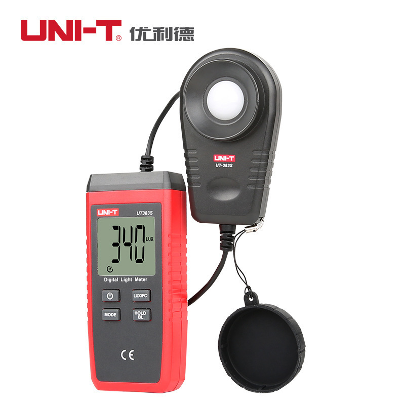 优利德UT383S照度计分体式高精度亮度计灯光亮度仪