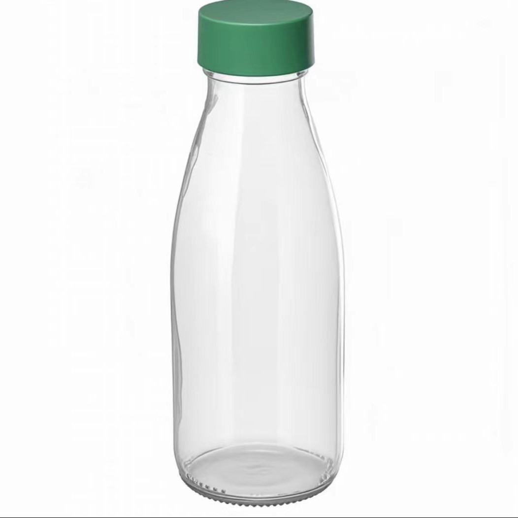 작은 녹색 병 공장 모델