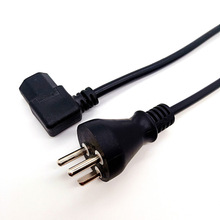 厂家直销丹麦2x0.75插头品字尾