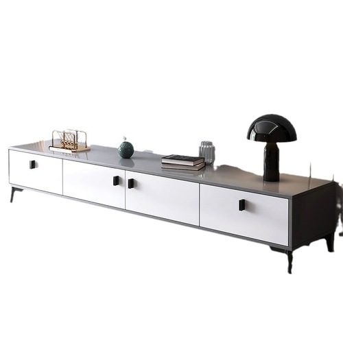 TV cabinet simple modern living room home small apartment bedroom Italian minimalist light luxury coffee table TV cabinet combination