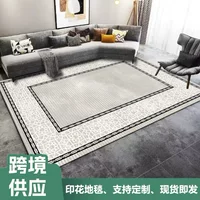 Ковёр из кристального велюра 700 GSM, современный минимализм, размеры 60×90–200×300 см