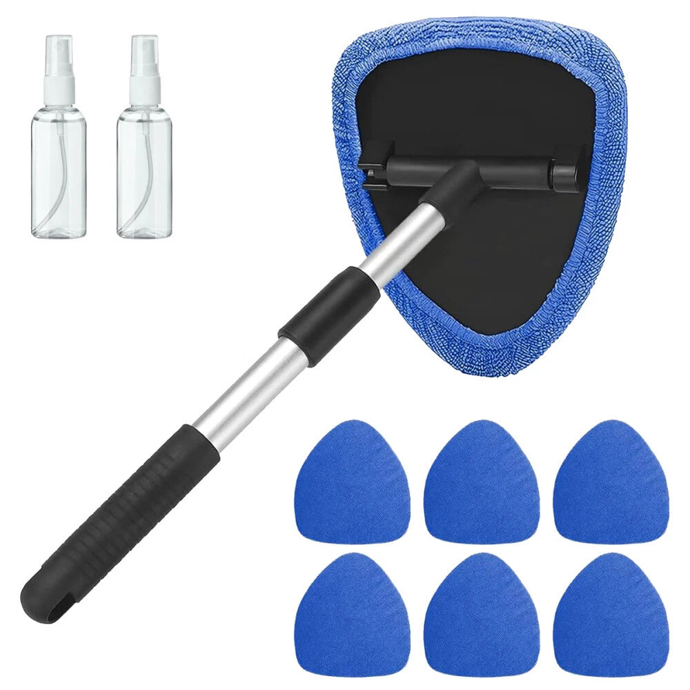 오각형 텔레스코픽 폴 + 로얄 블루 천 커버 7개 + 스프레이 병 2개