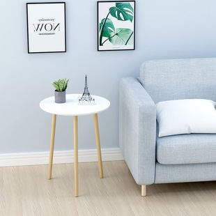 Bay Window Desk, Balcony Small Round Table, Corner Table, Sofa Side Table, Living Room Small Coffee Table, Movable Table, European Style Simple