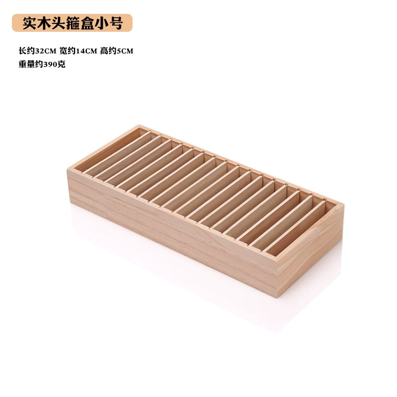 Display Rack Storage Box Solid Wood from Yomiego