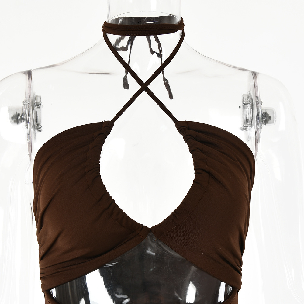 Elegant Halter Neck Dress 7