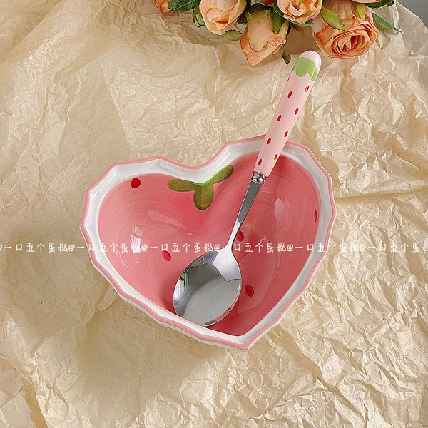 Love Bowl+Stainless Steel [Spoon] (1 bowl and 1 spoon)