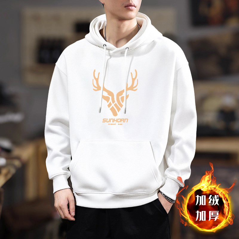 Meicha suéter hombre primavera y otoño nuevo abrigo pesado engrosado marca de moda suelta gran chaqueta casualizada con sombrero