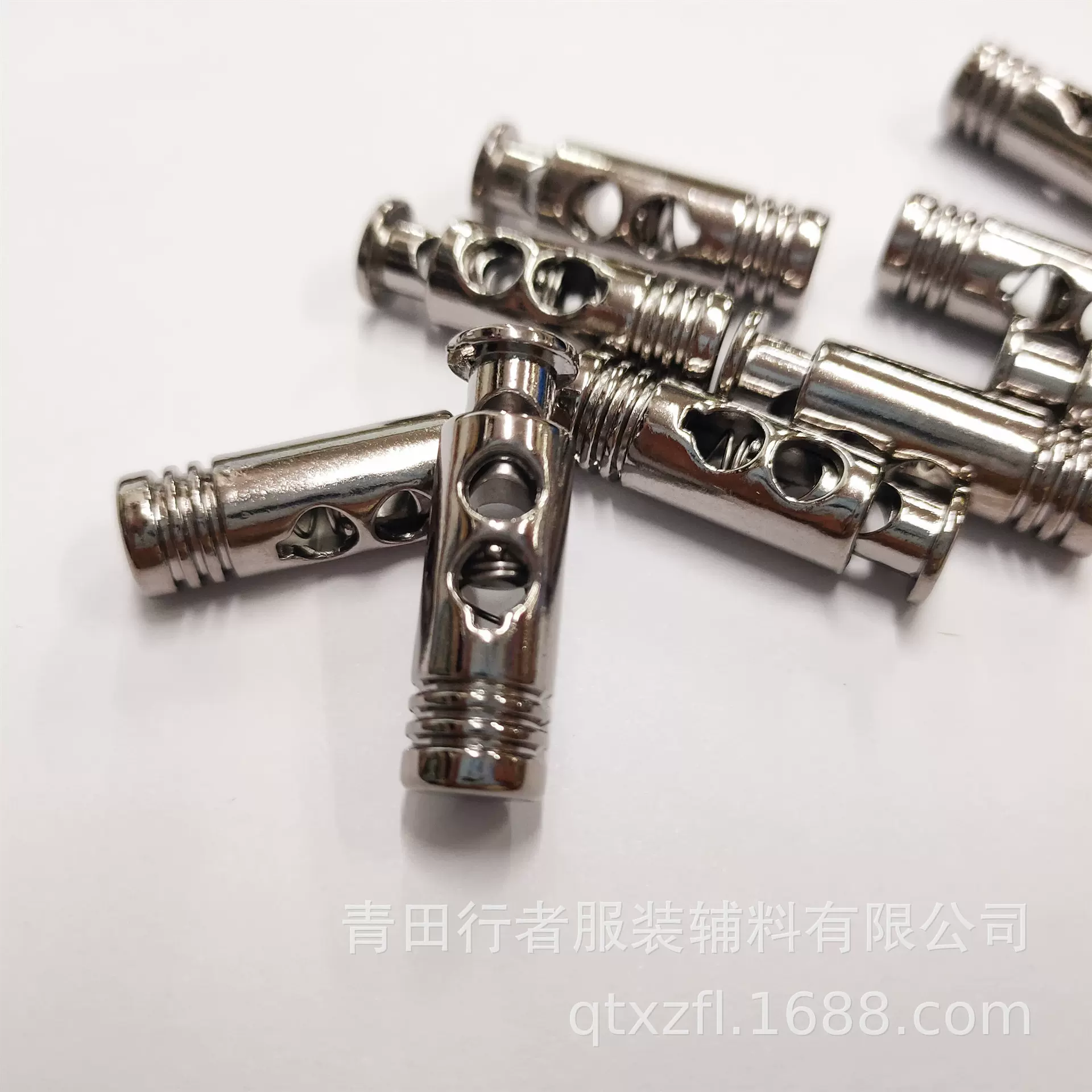 金属弹簧扣吊钟猪鼻抽绳卡扣服饰松紧调节扣子止绳扣鞋帽箱包配件
