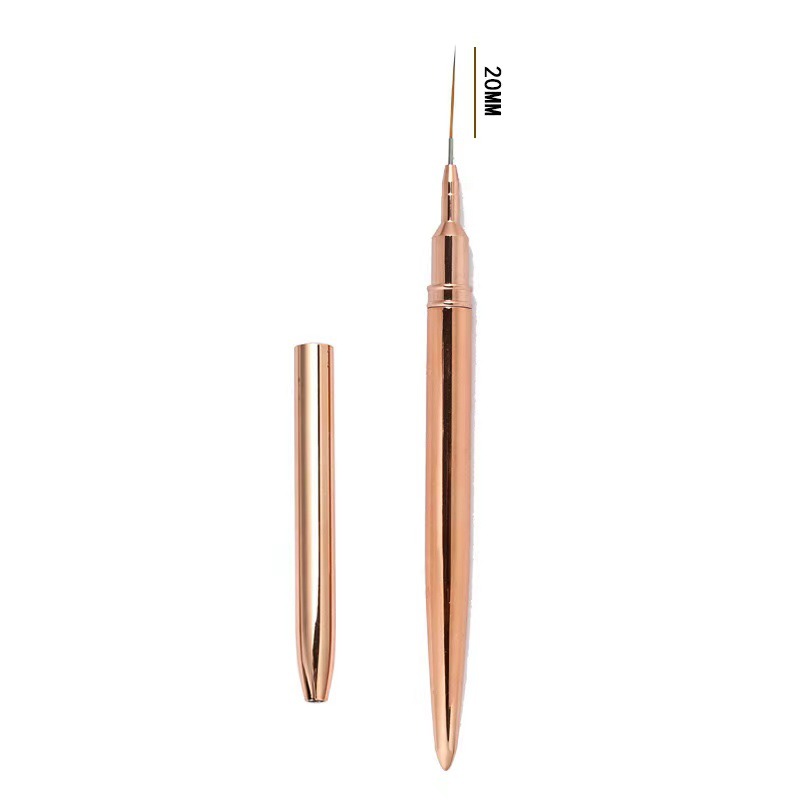 Cross-border nuevo tubo de aguja de uñas pluma de dibujo ultra-fino gancho pluma línea pintada tienda de uñas cepillo especial solo