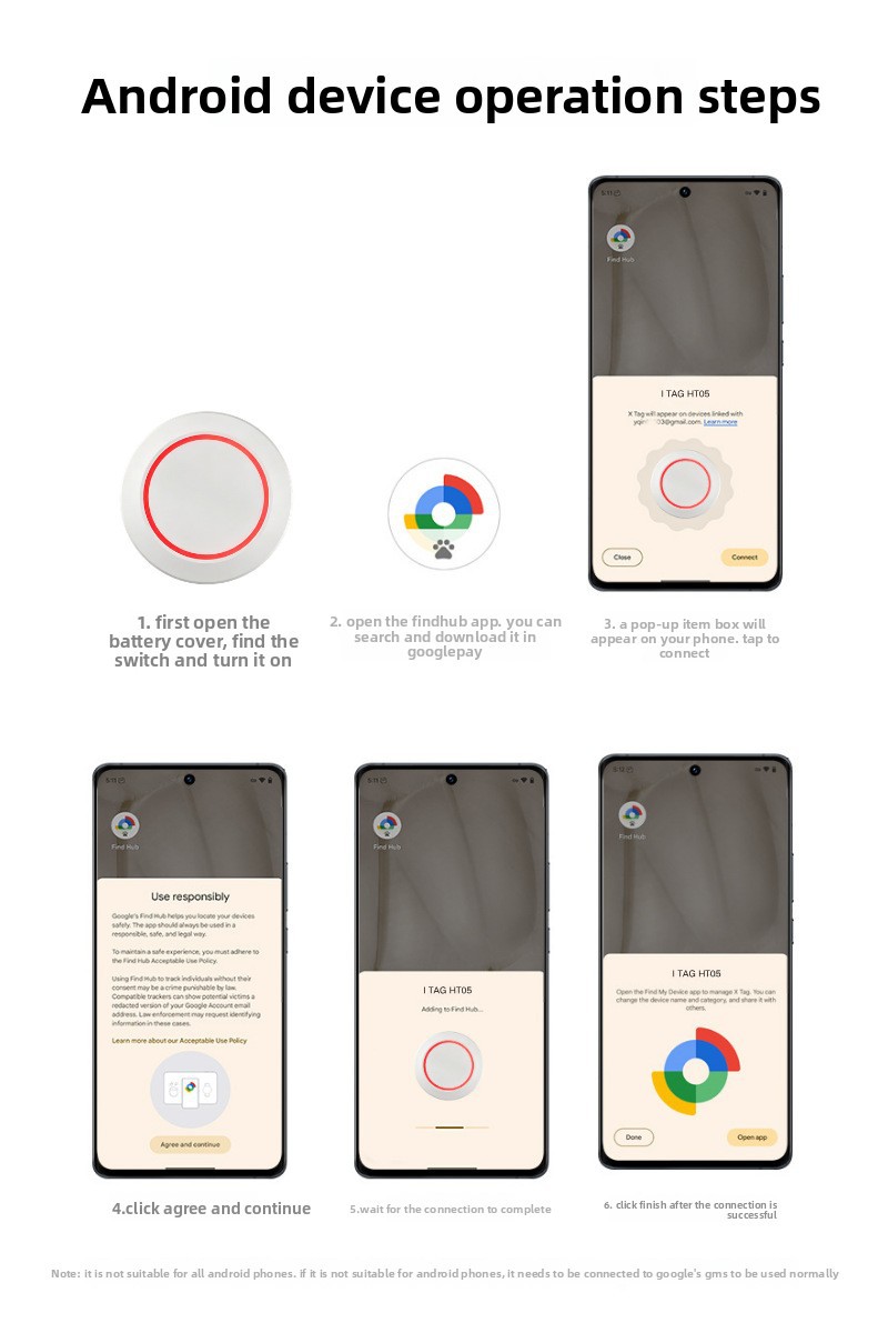 Öğeleri küresel olarak bulmak için çift sistemli konum bulucu, kaybolmaya karşı koruma, dairesel kaybolmaya karşı koruma cihazı, sınır ötesi