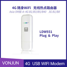 4G WIFI Dongle  LTE网卡路由器  LDW931无线热点高通芯片4G UFI