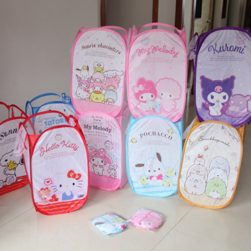 Puppy Dog Foldable Laundry Hamper Mesh Dirty Clothes Basket Washing Basket Storage Bin for Odds and Ends, New Toy Organizer Bins