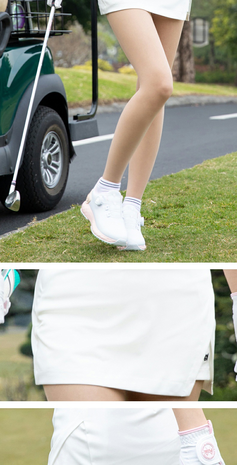 Váy golf nữ xẻ tà nhẹ dệt kim đàn hồi cao — QZ114 váy hồng [váy hơi xẻ/dệt kim đàn hồi cao/dài chân], QZ114 váy trắng [váy hơi xẻ/dệt kim đàn hồi cao/dài chân], QZ114 váy đen [váy hơi xẻ/dệt kim đàn hồi cao/dài chân] chi tiết 4