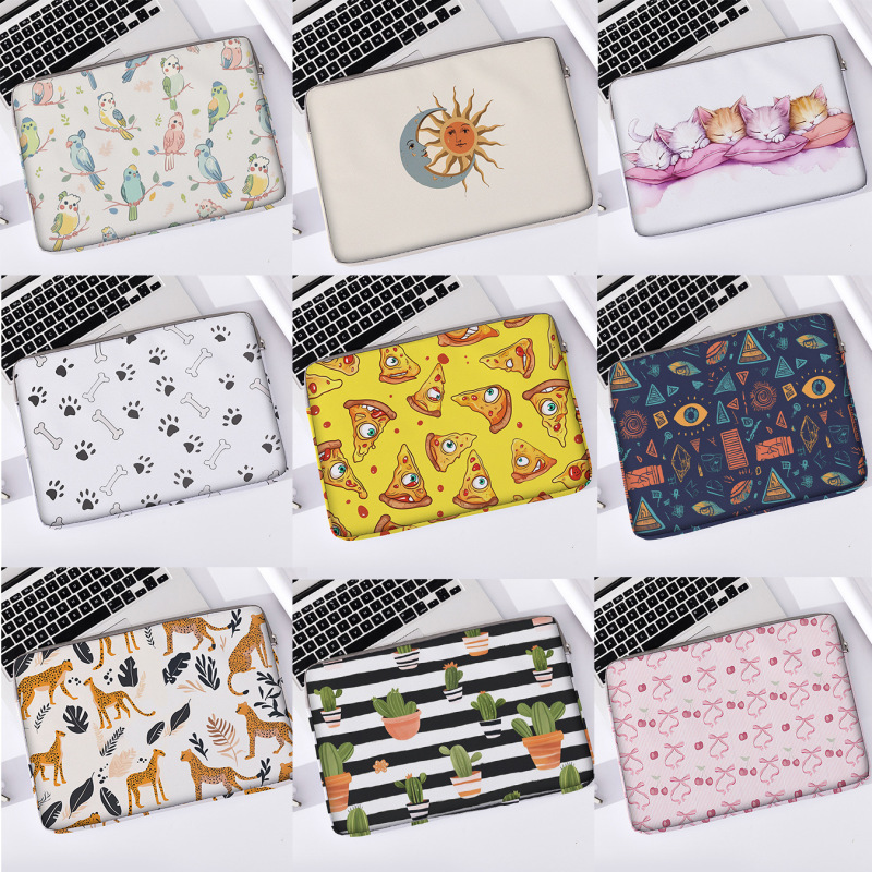 Amazon Casual Computer Bag Soft Notebook Fabric Cover for Laptop Warehouse Random Style