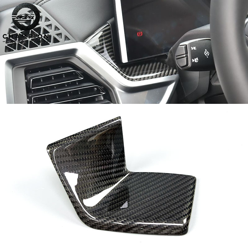 Suitable for Bmw X7X5 Modified Gear Panel Frame Central Control Dashboard Air Vent Carbon Fiber Interior Accessories