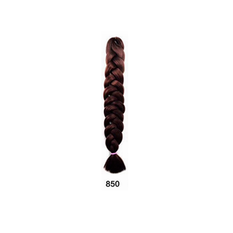 165g Fibra química Jacques Trenza grande Jumbo Outre Braid Hair Peluca Trenza sucia africana Trenza torcida