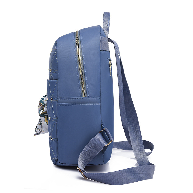 Bolsos para mujer 2022 nueva mochila Oxford casual para mujer, remaches de moda, mochila para estudiantes de secundaria de gran capacidad, mochila escolar