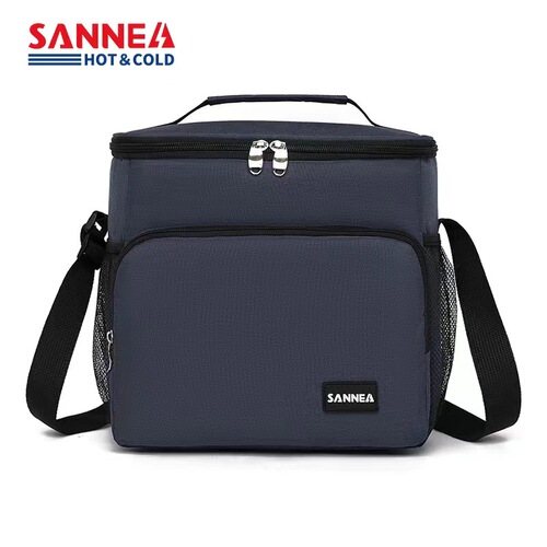 SANNE Oxford cloth insulated bag portable lunch bag student insulated lunch box bag aluminum film fresh-keeping lunch bag ice bag