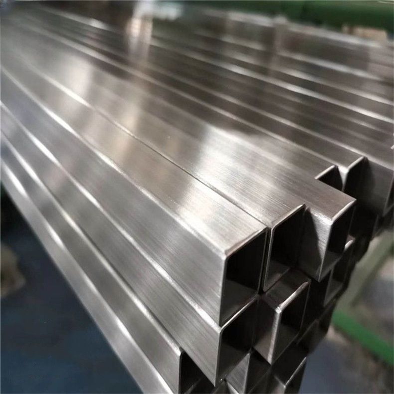 厂家供应不锈钢油墨拉丝方管 毛坯面矩形管 无缝管 有缝方矩管