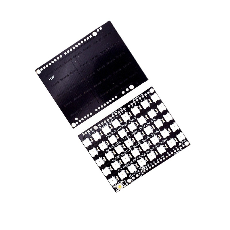 40位 WS2812B 5050 RGB LED内置全彩驱动彩灯开发板 直插UNO R3