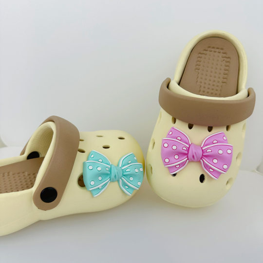Croc Shoes Bow Accessories Stereo Shoe Flower Accessories Shoe Buckles Personalized E-Commerce DIY Creative Decorations Removable Ins