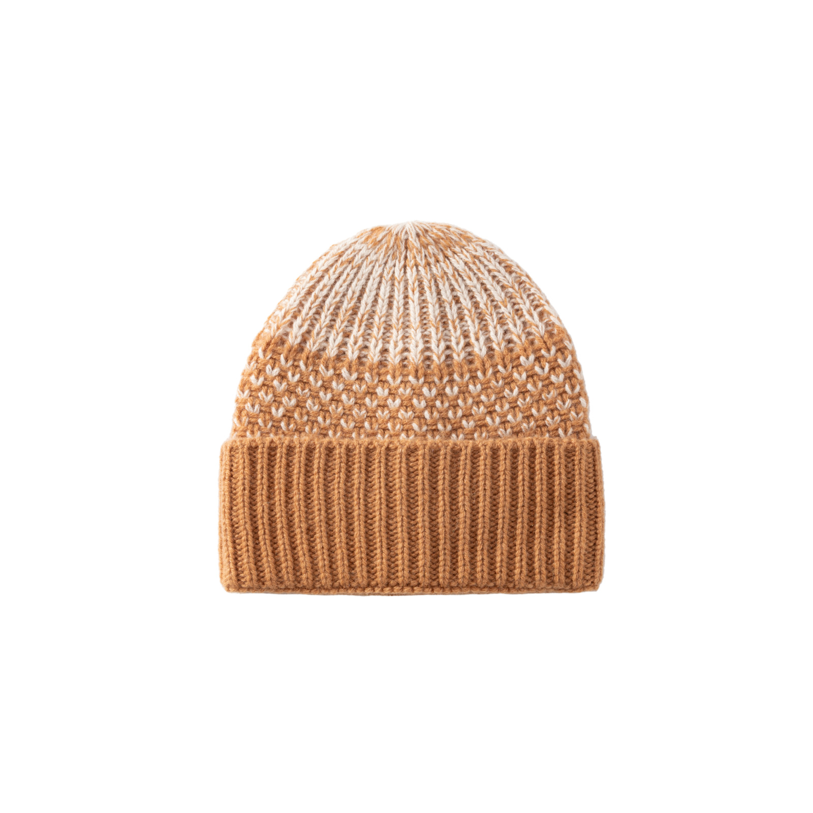 Patrón de floco de nieve 100% sombrero de lana de invierno de niñas sombrero de punto universal mujer alta sensación de hombre simple sombrero de lana cálida