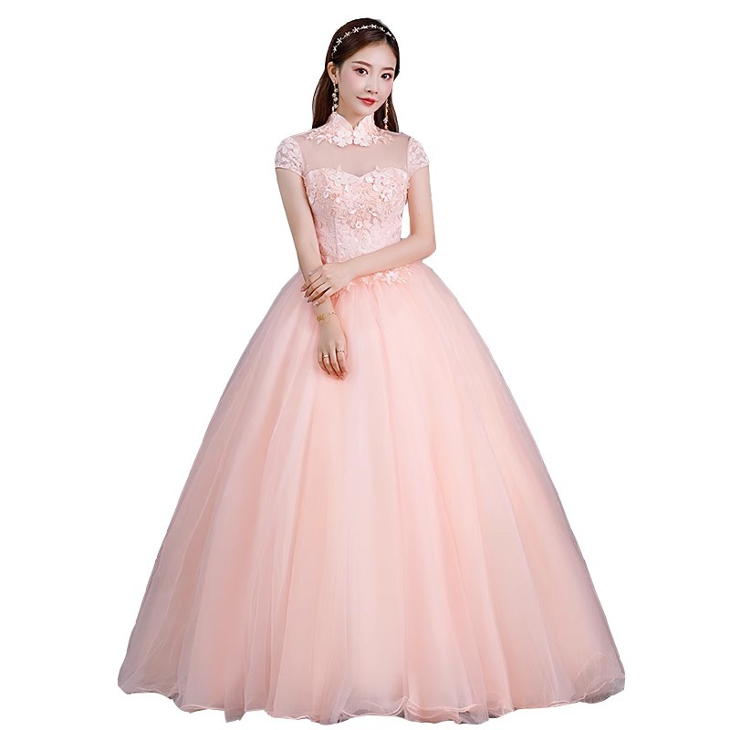 Vestido de noche elegante de alta gama para mujer, nuevo modelo 2026, traje de presentación para escenario, vestido largo para estudiantes