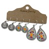 Ethnic earrings, jewelry, retro set, European style, boho style, ethnic style