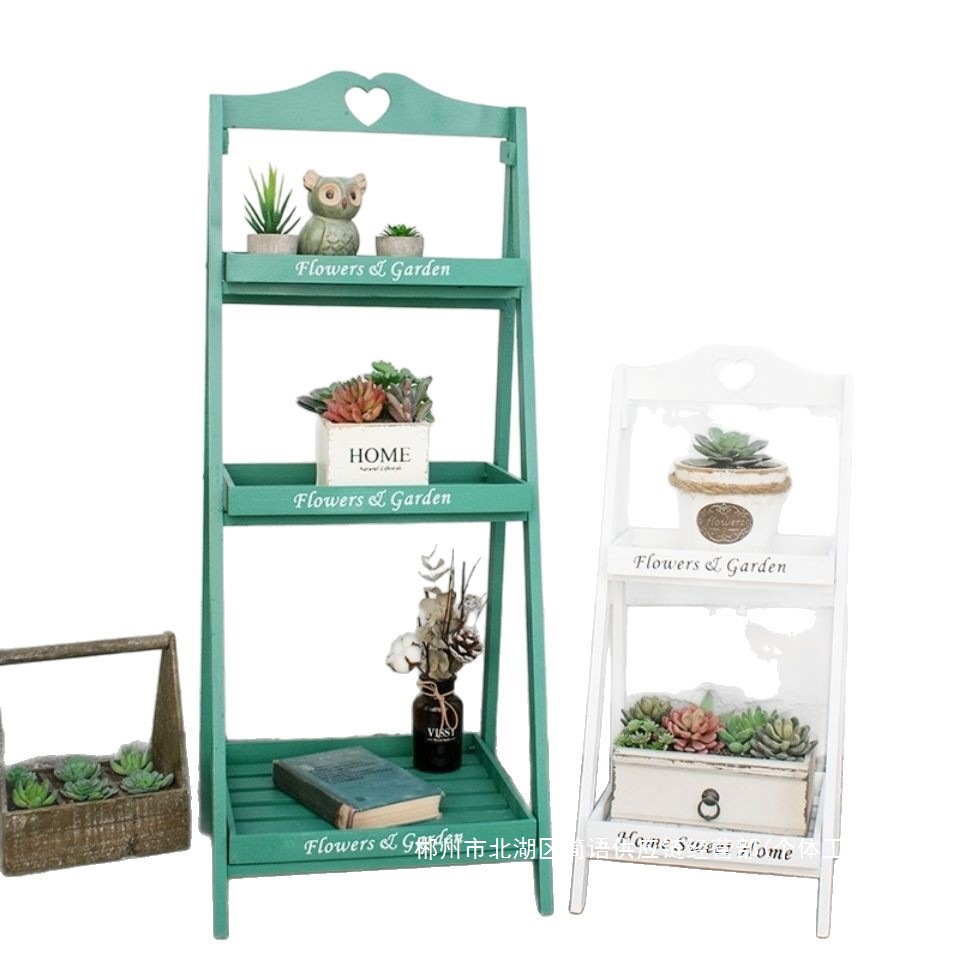 Fábrica directa de madera sólida retrógrada multicapa plegable balcón de planta trapezoidal suculenta