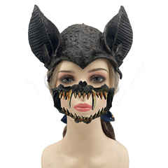 ハロウィーン国境を越えたコウモリセットマスク動物マスクカーニバルパーティーPUマスクcos道具保護口