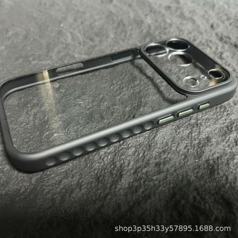 适用苹果iphone17手机壳磨砂高透保护套防摔波点大视窗防滑高透|undefined