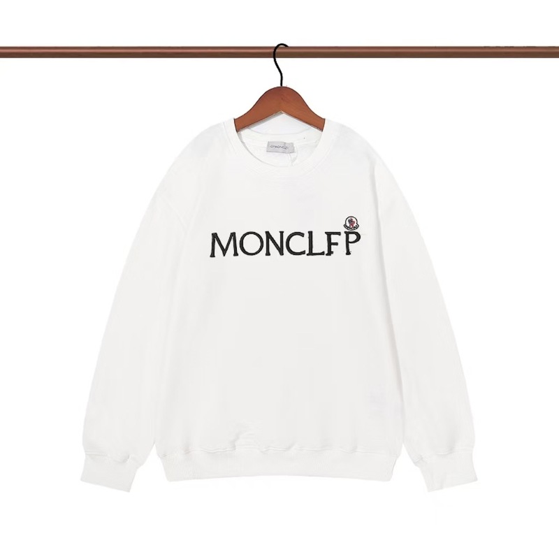 新款欧美蒙MON满印CLER魔术贴刺绣字母LOGO圆领卫衣男女同款上衣|undefined
