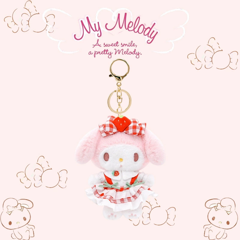 Плюшевая игрушка (Sanrio Hello Kitty) 10 см брелок/декор для сумки, оригинальное качество