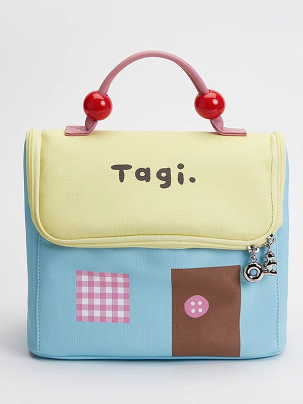 Tagi.机灵小房子防水皮质便携洗漱包大容量相机收纳包化妆包|undefined