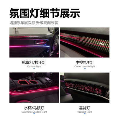 Toyota Avalon, Panel (Dashboard) işıqlandırması