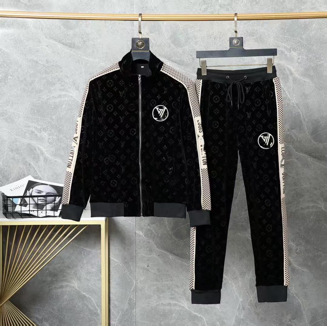 25 años de otoño y invierno de alta calidad nuevo estilo P casa marca de moda cardigan casual suéter deportivo conjunto de parejas