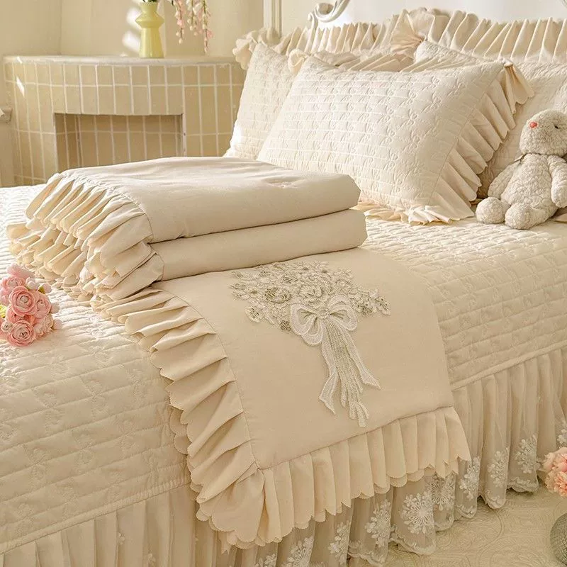 Категория А, летнее одеяло для матери и ребенка, стеганое покрывало, комплект из четырех предметов, летнее кружевное покрывало, которое можно стирать в машине, тонкое одеяло с кондиционером 4