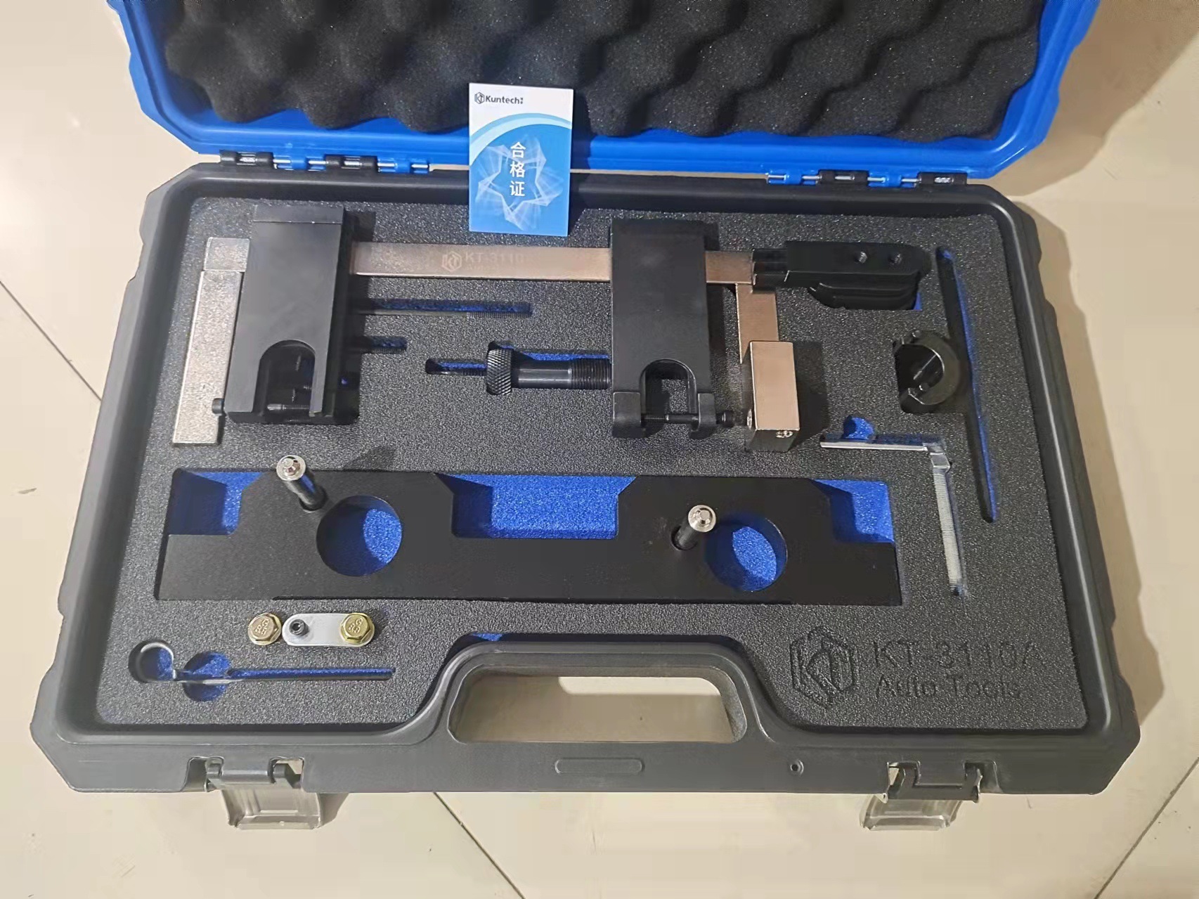 Kuntai Bmw N20N26 Engine Timing Tool Oil Seal Valve Spring Clamp Balance Shaft Flywheel Locking Tool