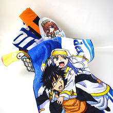 全棉运动毛巾厂马拉松浴巾卡通宣传数码活性印花运动巾跑步健身